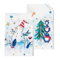 Sachets Cadeaux Noël Lot de 8 Pas Cher | Fiesta Factory