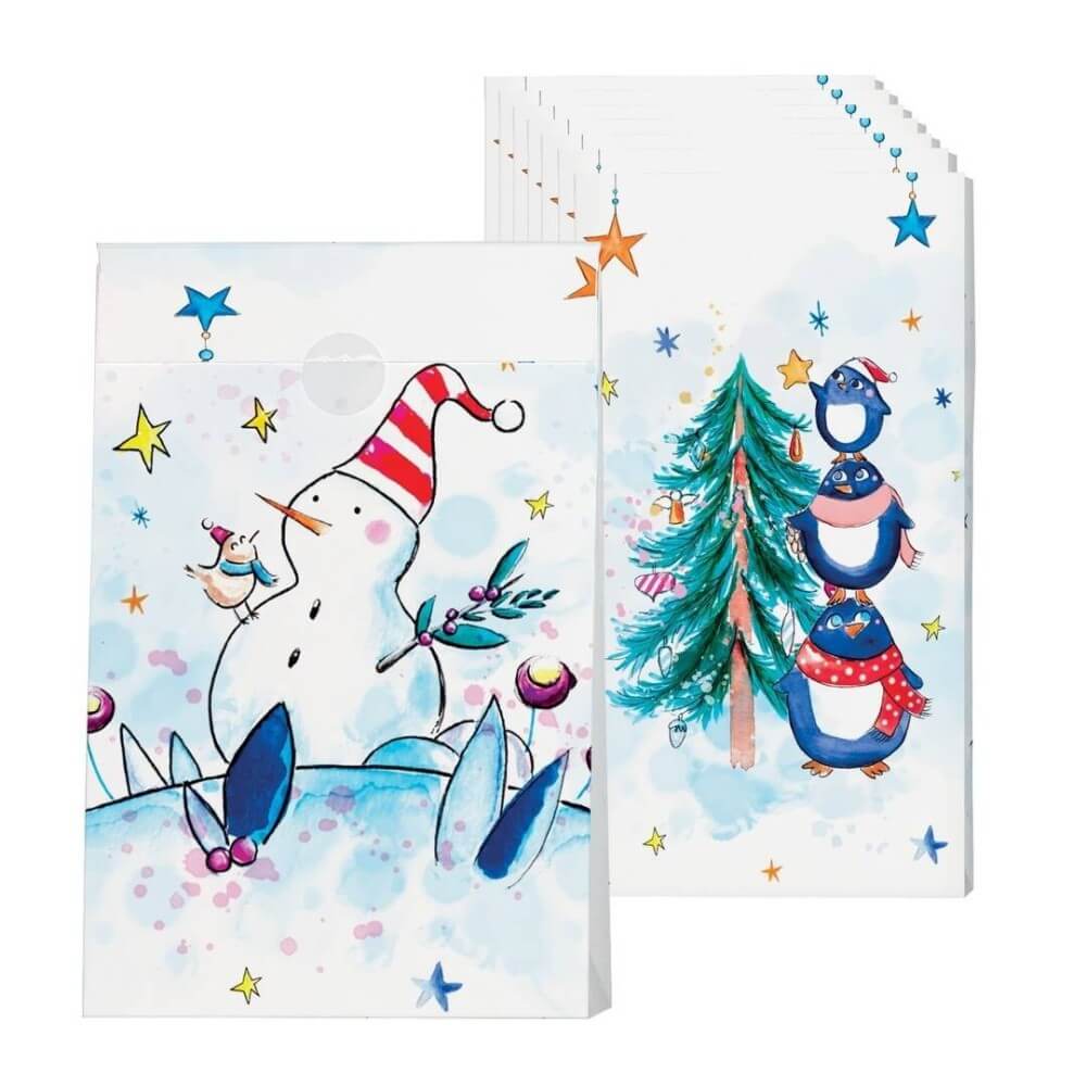 Sachets Cadeaux Noël Lot de 8 Pas Cher | Fiesta Factory