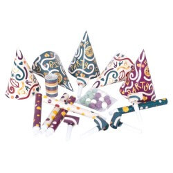 Kit Cotillons Multicolore – Sachet 5 Personnes - 23445 - Cotillons