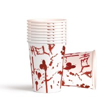 Gobelets Halloween Sanglants Lot de 8 Pas Cher | Fiesta Factory