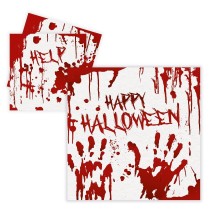Serviettes Halloween Sanglantes Lot de 20 Pas Cher | Fiesta Factory