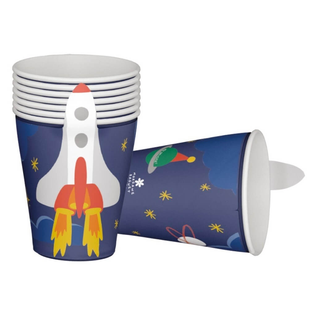 Gobelets Espace Lot de 8 Pas Cher | Fiesta Factory