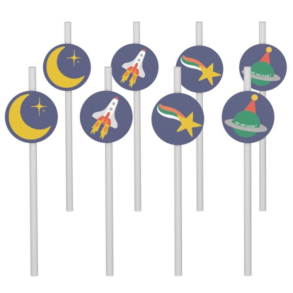 Pailles Espace Lot de 8 Pas Cher | Fiesta Factory