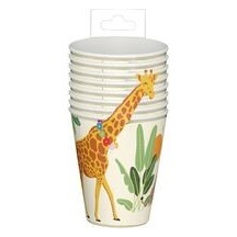 Gobelets Savane Lot de 8 Pas Cher | Fiesta Factory