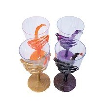 Verre à Pied Main de Squelette 18 cm Halloween | Fiesta Factory