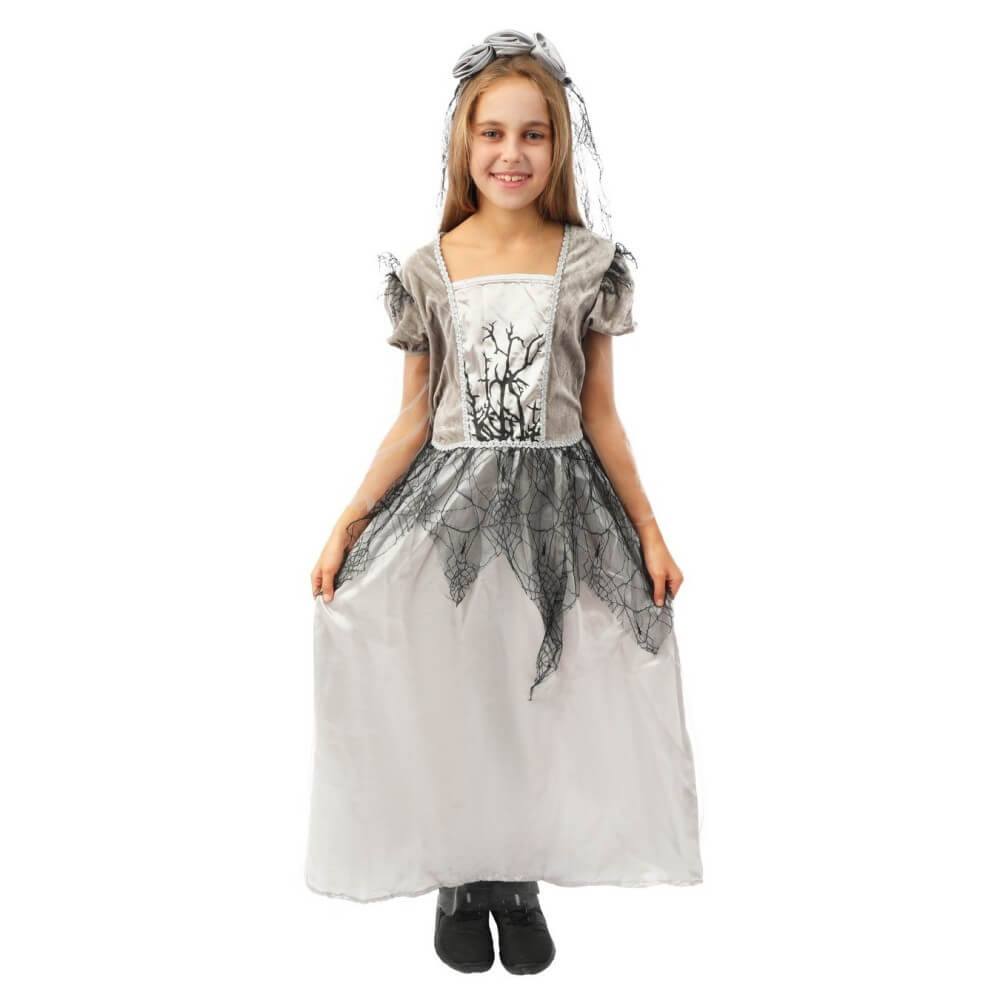 Costume Mariée Araignée Enfant 10/12 Ans – Halloween | Fiesta Factory à petit prix
