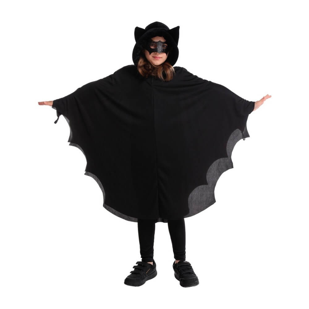 Costume Chauve-Souris Noir Enfant 7/9 Ans – Halloween | Fiesta Factory à petit prix