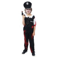 Costume policier ensanglanté enfant plusieurs tailles | Fiesta Factory
