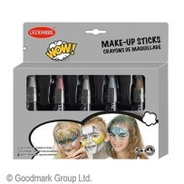 5 crayons de maquillage couleurs effet perlé - 02005180 - Pinceaux & Accessoires de Maquillage