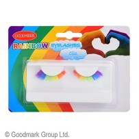 Faux cils couleurs arc-en-ciel pas cher | Fiesta Factory