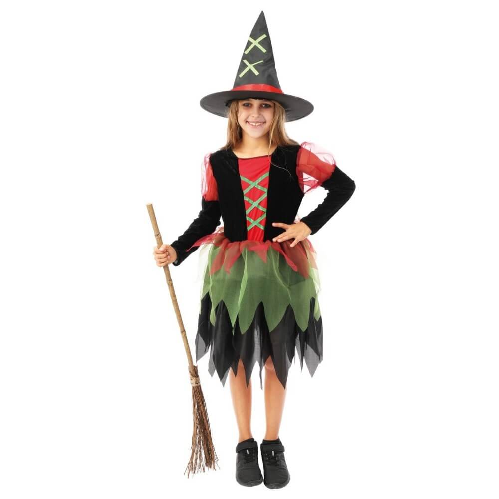 Costume fée sorcière enfant plusieurs tailles | Fiesta Factory