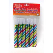 10 tubes à souffler en papier métallisé pas cher | Fiesta Factory