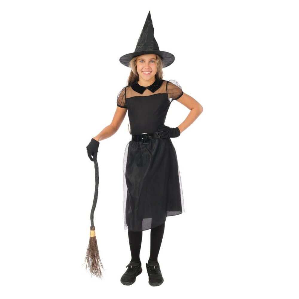 Costume sorcière noir enfant plusieurs tailles | Fiesta Factory
