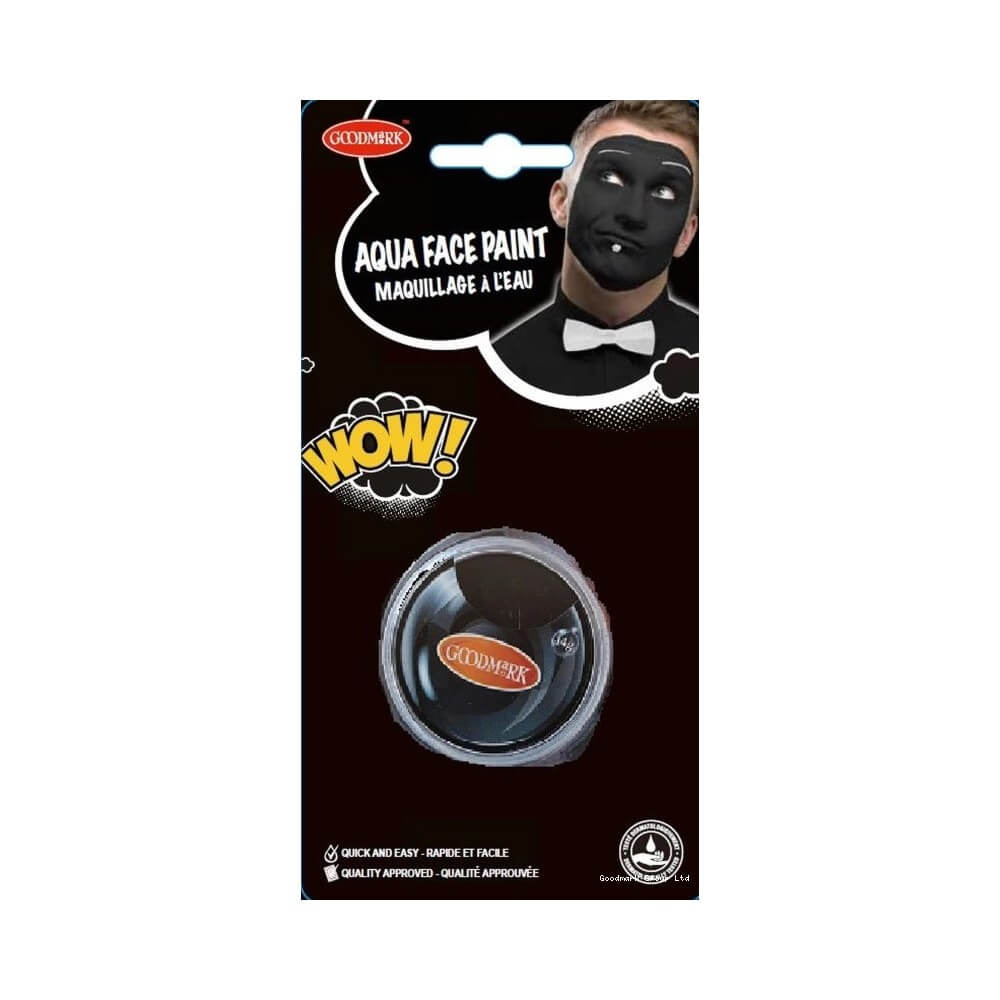 Pot de maquillage aqua 14 g noir - 02005371-NP - Maquillage en Tube & Palettes