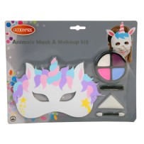 Kit de maquillage avec masque Licorne pas cher | Fiesta Factory