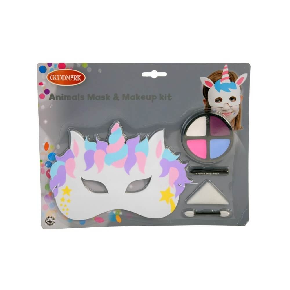 Kit de maquillage avec masque Licorne - 02005542-N - Masques