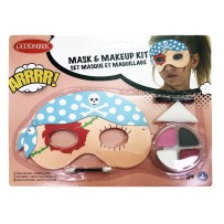 Kit de maquillage fard gras avec masque enfant Pirate pas cher | Fiesta Factory