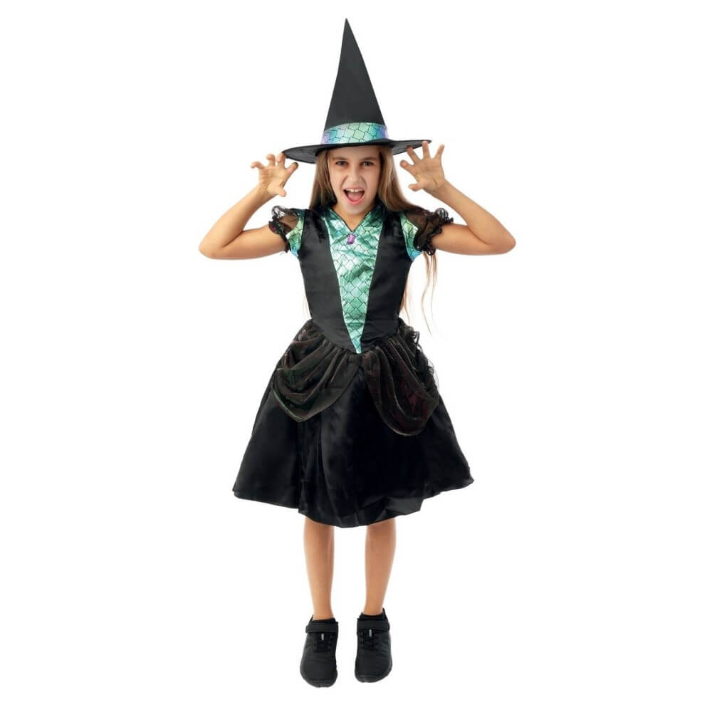 Costume sorcière dragon enfant plusieurs tailles | Fiesta Factory