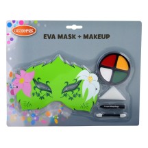 Kit de maquillage fard gras avec masque enfant Fée - 02005597 - Masques