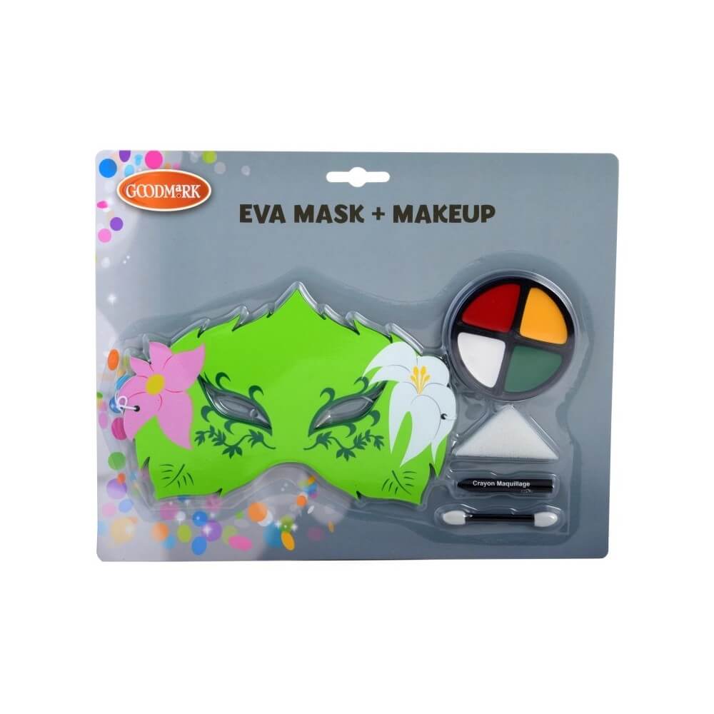 Kit de maquillage fard gras avec masque enfant Fée - 02005597 - Masques