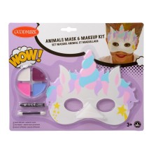 Kit de maquillage avec masque Licorne - 02005599-NF - Masques