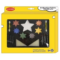 Peinture visage paillettes 7 couleurs + 6 sticks - 02020223 - Kits Maquillage