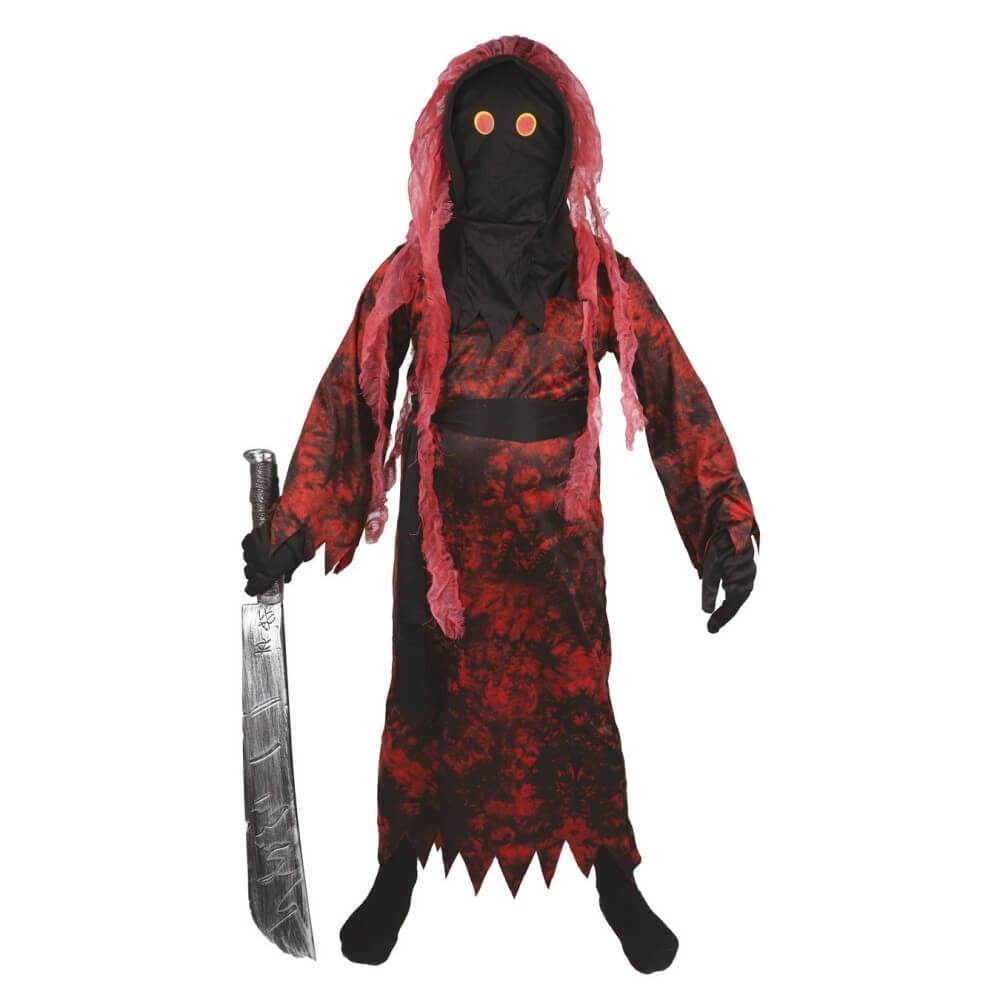 Costume spectre rouge enfant 5/6 ans | Fiesta Factory