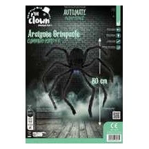 Araignée grimpante animée sonore et lumineuse 80 cm | Fiesta Factory