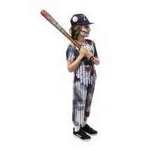 Costume zombie joueur de baseball enfant 5/6 ans | Fiesta Factory