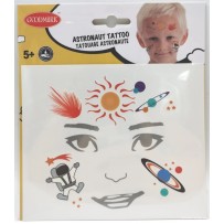 Tatouages visage Astronaute pas cher | Fiesta Factory