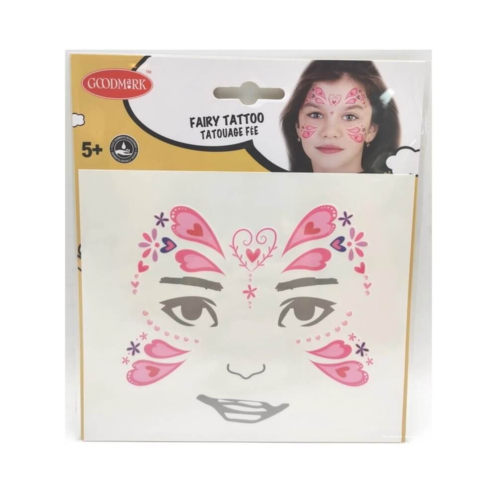 Tatouages visage Fée pas cher | Fiesta Factory