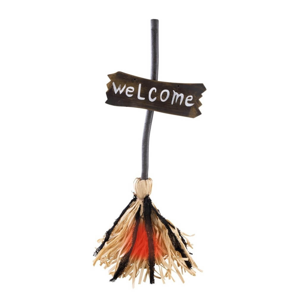 Balai magique dansant animé sonore lumineux 65 cm Halloween | Fiesta Factory