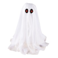 Petit fantôme MDR animé sonore lumineux 32 cm décoration Halloween | Fiesta Factory