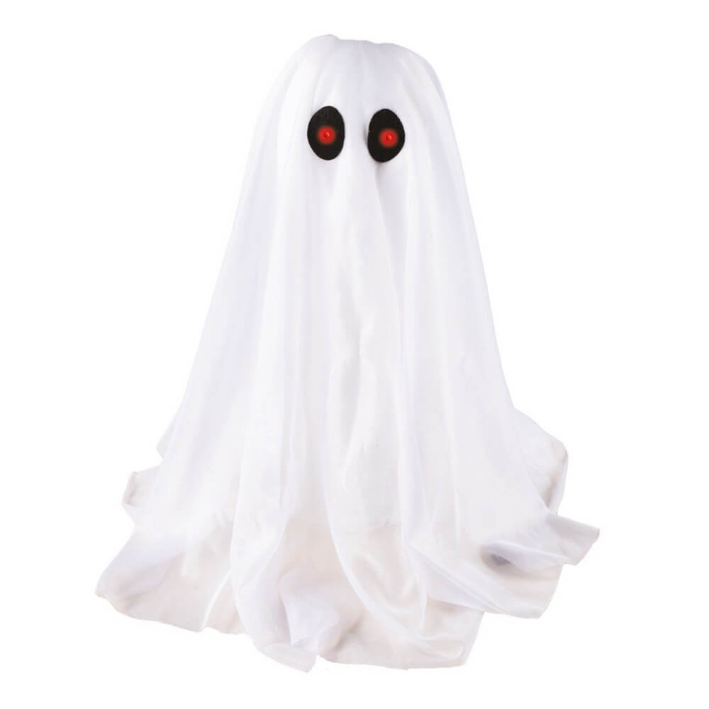 Petit fantôme MDR animé sonore lumineux 32 cm décoration Halloween | Fiesta Factory
