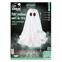 Petit fantôme MDR animé sonore lumineux 32 cm décoration Halloween | Fiesta Factory
