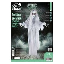 Fantôme enchaîné animé sonore lumineux à suspendre 130 cm | Fiesta Factory