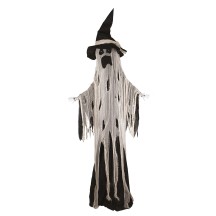 Vieux fantôme grincheux animé sonore lumineux sur pied 210 cm | Fiesta Factory