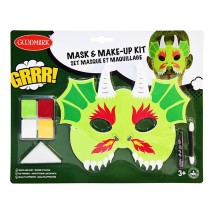 Kit de maquillage avec masque Dragon 2 assortiments pas cher | Fiesta Factory