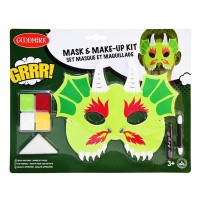 Kit de maquillage avec masque Dragon 2 assortiments pas cher | Fiesta Factory