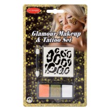 Kit Paillettes & Tatouage Léopard pas cher | Fiesta Factory à petit prix