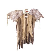 Ange déchu animé sonore lumineux à suspendre 70 cm | Fiesta Factory