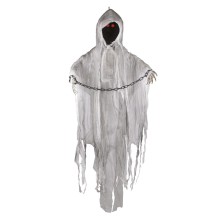 Spectre animé sonore lumineux à suspendre 120 cm Halloween | Fiesta Factory