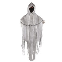 Spectre animé sonore lumineux à suspendre 120 cm Halloween | Fiesta Factory