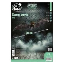 Chauve-souris animée sonore lumineuse à suspendre 90 cm | Fiesta Factory