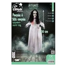 Poupée à tête coupée animée sonore lumineuse à suspendre 100 cm | Fiesta Factory