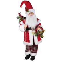 Père Noël animé sonore 110 cm décoration Noël | Fiesta Factory