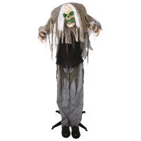 Monstre bossu animé sonore lumineux sur pied 160 cm | Fiesta Factory