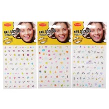 Autocollants pour Ongles Fantaisie Enfant 3 Modèles pas cher | Fiesta Factory à petit prix