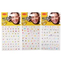Autocollants pour Ongles Fantaisie Enfant 3 Modèles pas cher | Fiesta Factory à petit prix