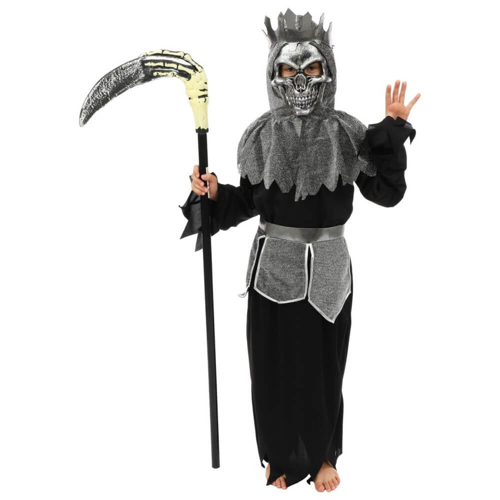 Costume messager noir gris enfant plusieurs tailles | Fiesta Factory